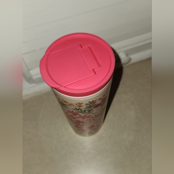 Steel Mill & Company Pink Floral Tall Insulated Travel Coffee Cup - Picture 3 of 7